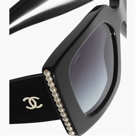 chanel pearl sunglasses saks